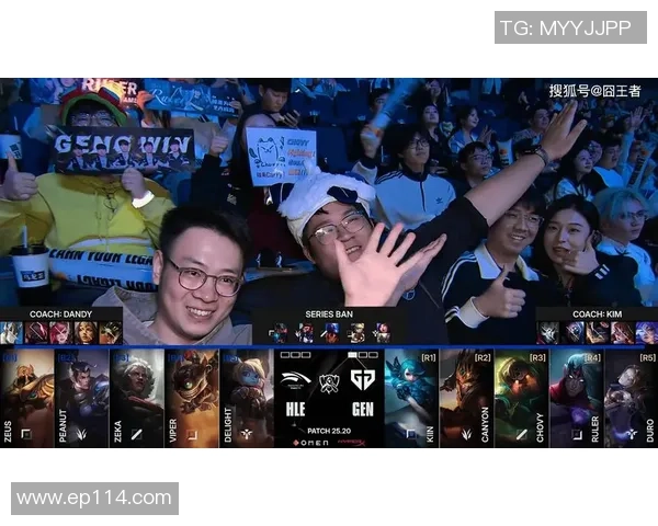 GEN战队强势碾压HLE成功晋级四强小花生微笑告别赛场感动全场